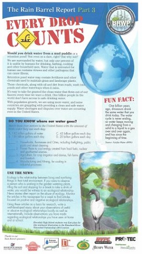 Rain Barrel Report part 3