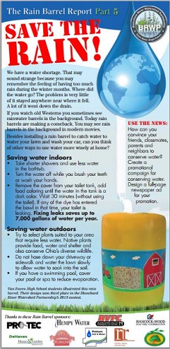 Rain Barrel Report part 5